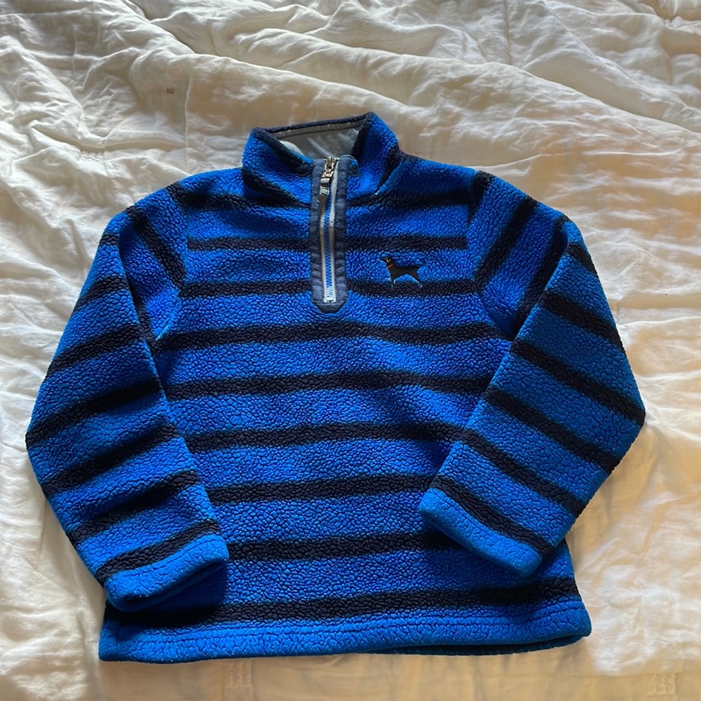 Kids Small - The Black Dog sherpa fleece Pullover